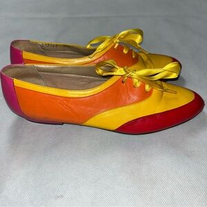 Vintage Nina colorful flat loafer size 8 1/2